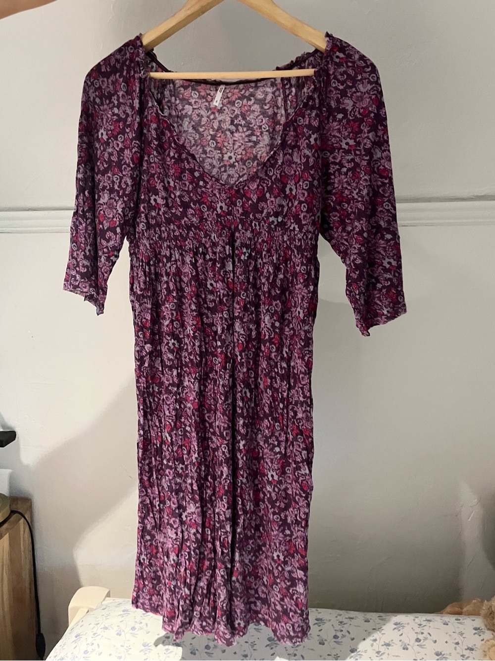 Free People Floral Midi Dress